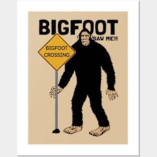 Bigfoot Native to the Pacific Northwest Posters and Art